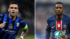 Quiz - PSG & Inter head-to-head in Champions League final