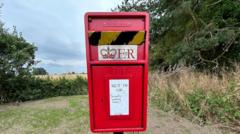 Postbox closed because ‘snails eating mail’