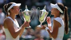 Mertens & Kudermetova win first major  together at SW19