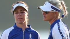 US retain four-point lead as Europe show Solheim fight