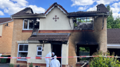 Man dies and four injured in fires at nearby homes