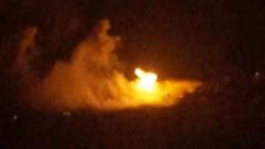 Watch: Explosions seen on Israel-Lebanon border