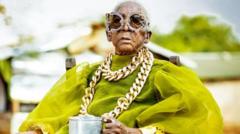 Grandma with chunky sunglasses becomes unlikely fashion icon