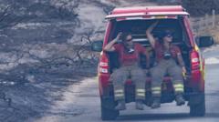 Wildfire response scaled back after ditches dug