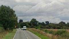 Motorcyclist dies in two-vehicle crash
