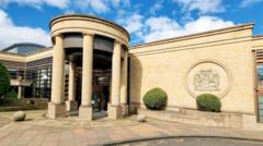Three men accused of pitchfork murder in Lanarkshire