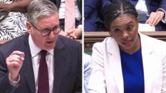 Badenoch accuses Starmer of leaving defence spending 'mess' for Burnham