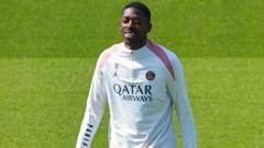 PSG’s Dembele fit for second leg against Arsenal