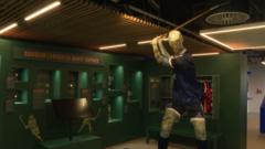 Taigh-tasgaidh ùr na h-iomain air fhosgladh