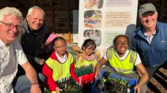 Allotment donation project 'life-changing' for children