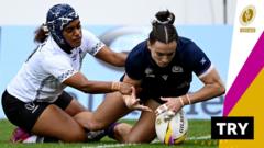 How Did McGhie's Footwork Lead to an Early Scottish Try Against Fiji?