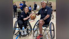 Ex-EastEnder Natalie Cassidy visits veteran centres