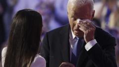 Convention spotlight shines on Biden – with speech he never wanted to give