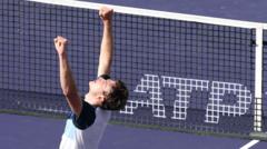 GB's Draper beats Rune to win Indian Wells title