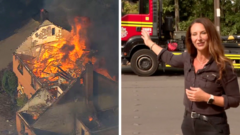 Watch: 'Carnage' in Stourbridge as houses destroyed by fire