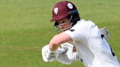 Abell and Thomas put Somerset on top against Glamorgan