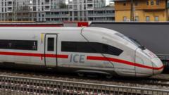 Passenger clings to German high-speed train and survives