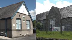 Cyngor Conwy i fwrw 'mlaen â chynlluniau i gau dwy ysgol wledig