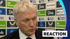 'We have a long journey to go' - Moyes on Everton future