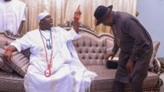 Ooni ṣe pàtàkì fún ìṣọ̀kan àti ìlọsíwájú Naijiria – Goodluck Jonathan