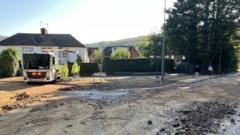 Residents hit by flooding call for quarry to shut after blast