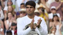 Alcaraz, double vainqueur de Wimbledon, blessé