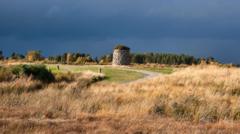 First discovery of an unexploded shell at Culloden Battlefield