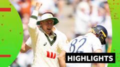 England trail by 46 runs as 20 wickets fall on hectic first day