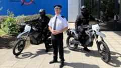 Police use e-motorbikes to hunt rogue off-roaders