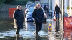 Sub-zero temperatures across UK as floods remain