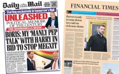 The Papers: Johnson's 'pep talk' with Harry and Treasury rethinks non-dom plan