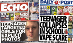 Teenager collapses in school vape scare