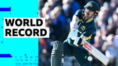 Head hits blistering 80 as Australia break T20 record