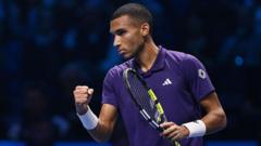 Auger-Aliassime beats Zverev to set up Alcaraz semi