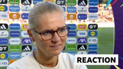 England 'not there yet' but Wiegman proud of team