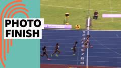 Asher-Smith pips Hunt to 200m final victory in dramatic finish