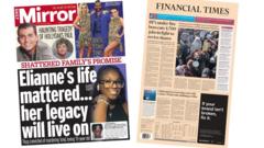 The Papers: Elianne's 'legacy will live on' and Middle East 'on tenterhooks'