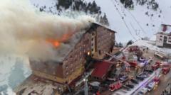 Scores killed as hotel engulfed by flames in Turkish ski resort