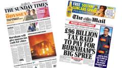 UK papers: Mayors to get tax cash and Streeting 'bid to win back Trump'