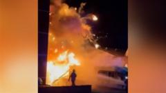 Four ambulances set on fire in London in suspected antisemitic hate crime