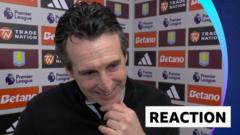 Emery elated with 'fantastic' Aston Villa win