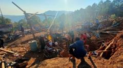 မင်းတပ်မြို့နယ်ထဲက ကျေးရွာတွေ လေကြောင်းကနေတိုက်ခိုက်ခံရ