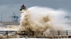 Rare red wind warning issued as Storm Darragh approaches UK