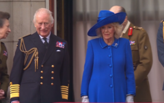 Royals watching Red Arrows flypast for VE Day 80th anniversary