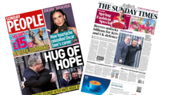 The Papers: 'Hug of hope' and 'billions for Kyiv and UK defence'