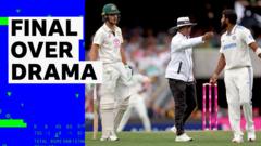 Bumrah takes final-ball wicket after altercation