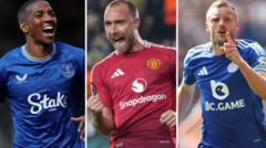 Who Are the Top Free Agents Like Vardy, Eriksen, and Young?