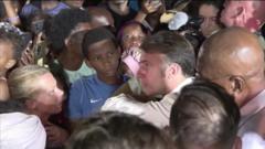 Macron heckled during visit to cyclone-hit Mayotte