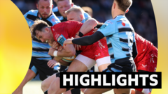 URC highlights: Cardiff 19-25 Scarlets