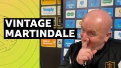 'We'll need to edit this' - Martindale has topic in mind at media conference